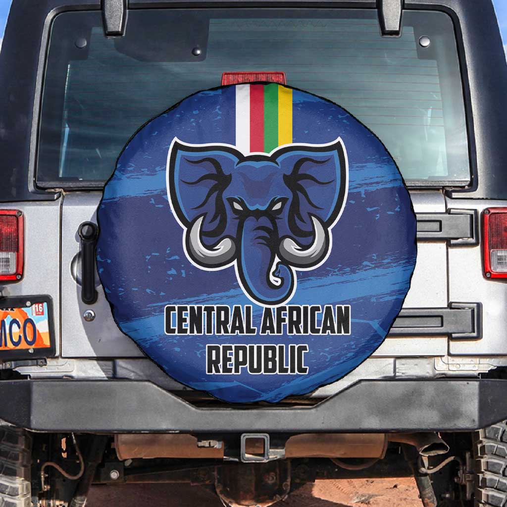 Central African Republic Football Spare Tire Cover African Come On Les Fauves