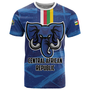 Custom Central African Republic Football T shirt African Come On Les Fauves