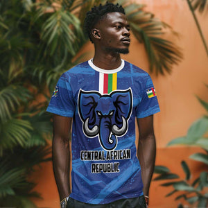 Custom Central African Republic Football T shirt African Come On Les Fauves