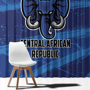 Central African Republic Football Window Curtain African Come On Les Fauves