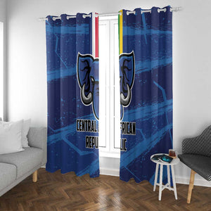 Central African Republic Football Window Curtain African Come On Les Fauves