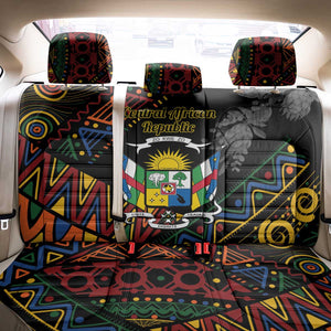 Central African Republic Back Car Seat Cover Protea - African Pattern