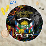 Central African Republic Beach Blanket Protea - African Pattern