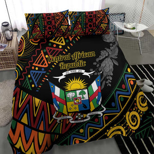 Central African Republic Bedding Set Protea - African Pattern