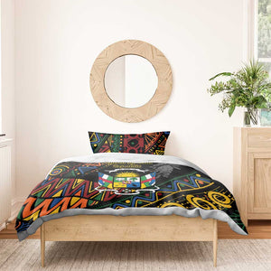 Central African Republic Bedding Set Protea - African Pattern