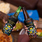 Personalized Central African Republic 4 in 1 Can Cooler Tumbler Protea - African Pattern