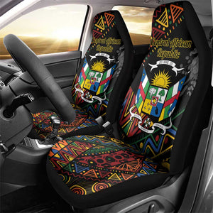 Central African Republic Car Seat Cover Protea - African Pattern