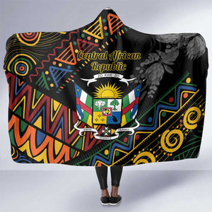 Central African Republic Hooded Blanket Protea - African Pattern