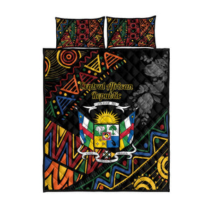 Central African Republic Quilt Bed Set Protea - African Pattern