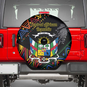 Central African Republic Spare Tire Cover Protea - African Pattern