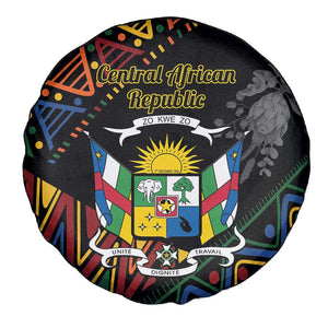 Central African Republic Spare Tire Cover Protea - African Pattern