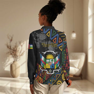 Personalized Central African Republic Women Casual Shirt Protea - African Pattern