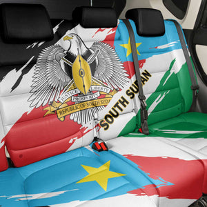 South Sudan Back Car Seat Cover East Africa - Grunge Flag Unique