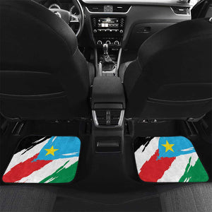 South Sudan Car Mats East Africa - Grunge Flag Unique