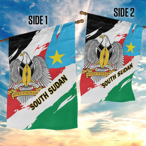 South Sudan Garden Flag East Africa - Grunge Flag Unique