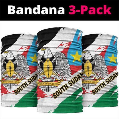 South Sudan Neck Gaiter East Africa - Grunge Flag Unique LT01