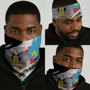 South Sudan Neck Gaiter East Africa - Grunge Flag Unique LT01
