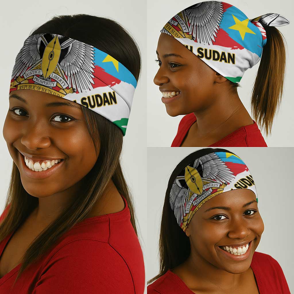 South Sudan Neck Gaiter East Africa - Grunge Flag Unique LT01