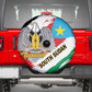 South Sudan Spare Tire Cover East Africa - Grunge Flag Unique