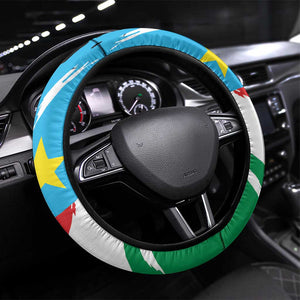 South Sudan Steering Wheel Cover East Africa - Grunge Flag Unique