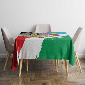 South Sudan Tablecloth East Africa - Grunge Flag Unique