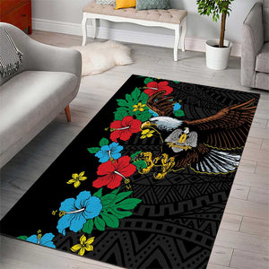 South Sudan Area Rug African Pattern Hibiscus Floral