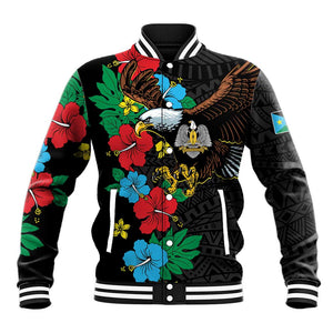 South Sudan Baseball Jacket African Pattern Hibiscus Floral LT01