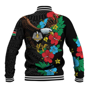 South Sudan Baseball Jacket African Pattern Hibiscus Floral LT01