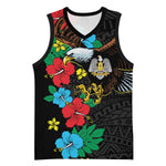 South Sudan Basketball Jersey African Pattern Hibiscus Floral LT01