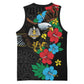 South Sudan Basketball Jersey African Pattern Hibiscus Floral LT01