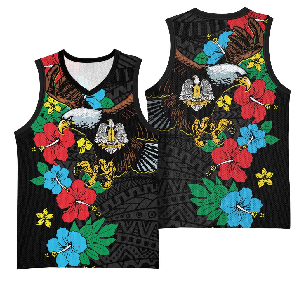 South Sudan Basketball Jersey African Pattern Hibiscus Floral LT01