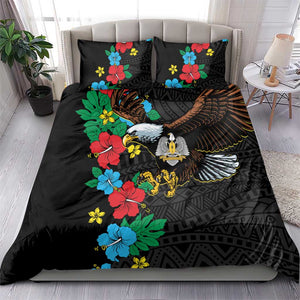 South Sudan Bedding Set African Pattern Hibiscus Floral