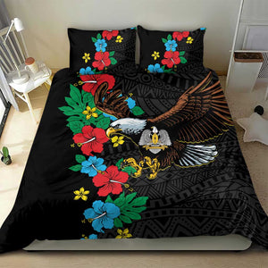 South Sudan Bedding Set African Pattern Hibiscus Floral