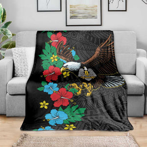 South Sudan Blanket African Pattern Hibiscus Floral