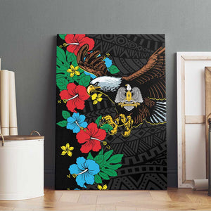 South Sudan Canvas Wall Art African Pattern Hibiscus Floral