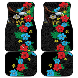 South Sudan Car Mats African Pattern Hibiscus Floral