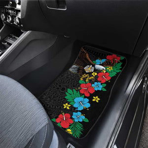 South Sudan Car Mats African Pattern Hibiscus Floral