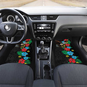 South Sudan Car Mats African Pattern Hibiscus Floral