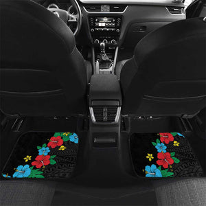 South Sudan Car Mats African Pattern Hibiscus Floral