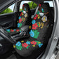 South Sudan Car Seat Cover African Pattern Hibiscus Floral