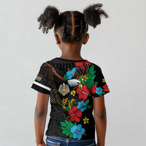 South Sudan Kid T shirt African Pattern Hibiscus Floral