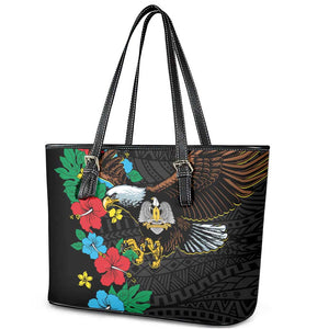 South Sudan Leather Tote Bag African Pattern Hibiscus Floral