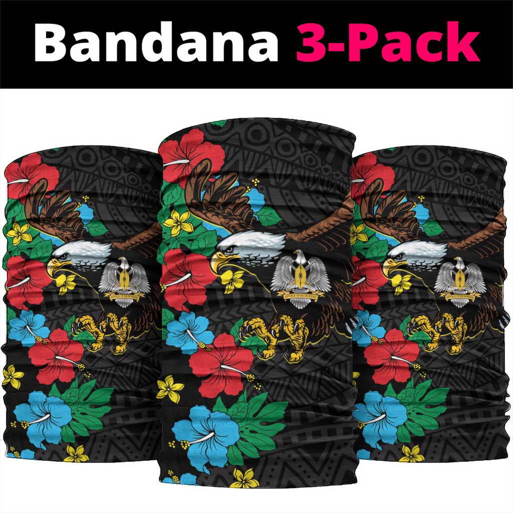 South Sudan Neck Gaiter African Pattern Hibiscus Floral LT01