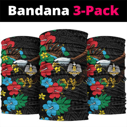 South Sudan Neck Gaiter African Pattern Hibiscus Floral LT01