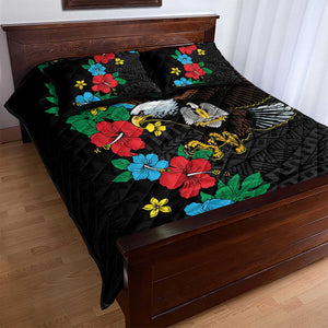 South Sudan Quilt Bed Set African Pattern Hibiscus Floral