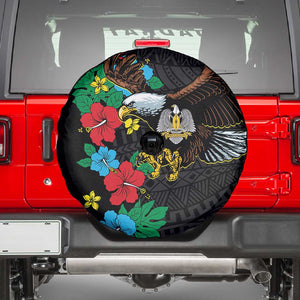 South Sudan Spare Tire Cover African Pattern Hibiscus Floral