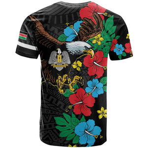 South Sudan T shirt African Pattern Hibiscus Floral