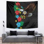 South Sudan Tapestry African Pattern Hibiscus Floral