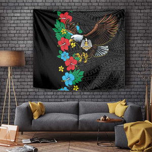 South Sudan Tapestry African Pattern Hibiscus Floral