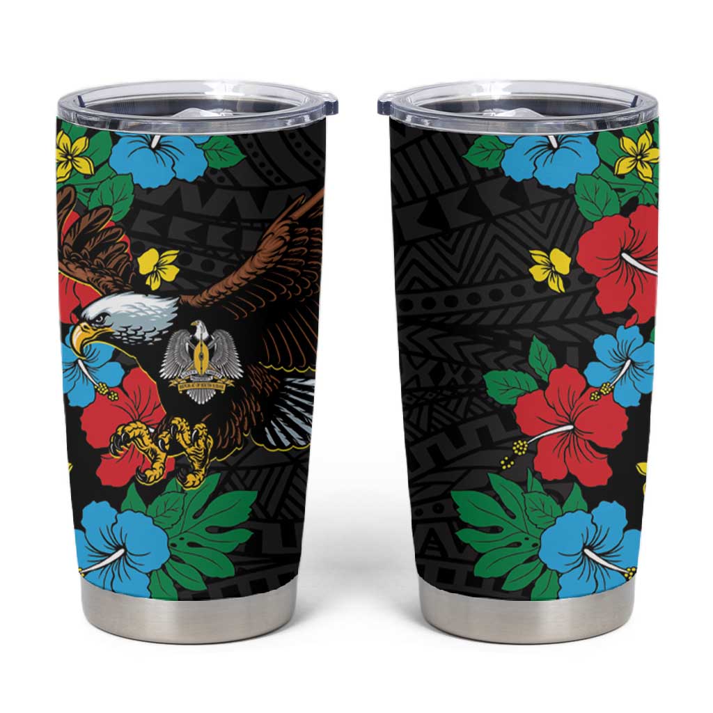 South Sudan Tumbler Cup African Pattern Hibiscus Floral